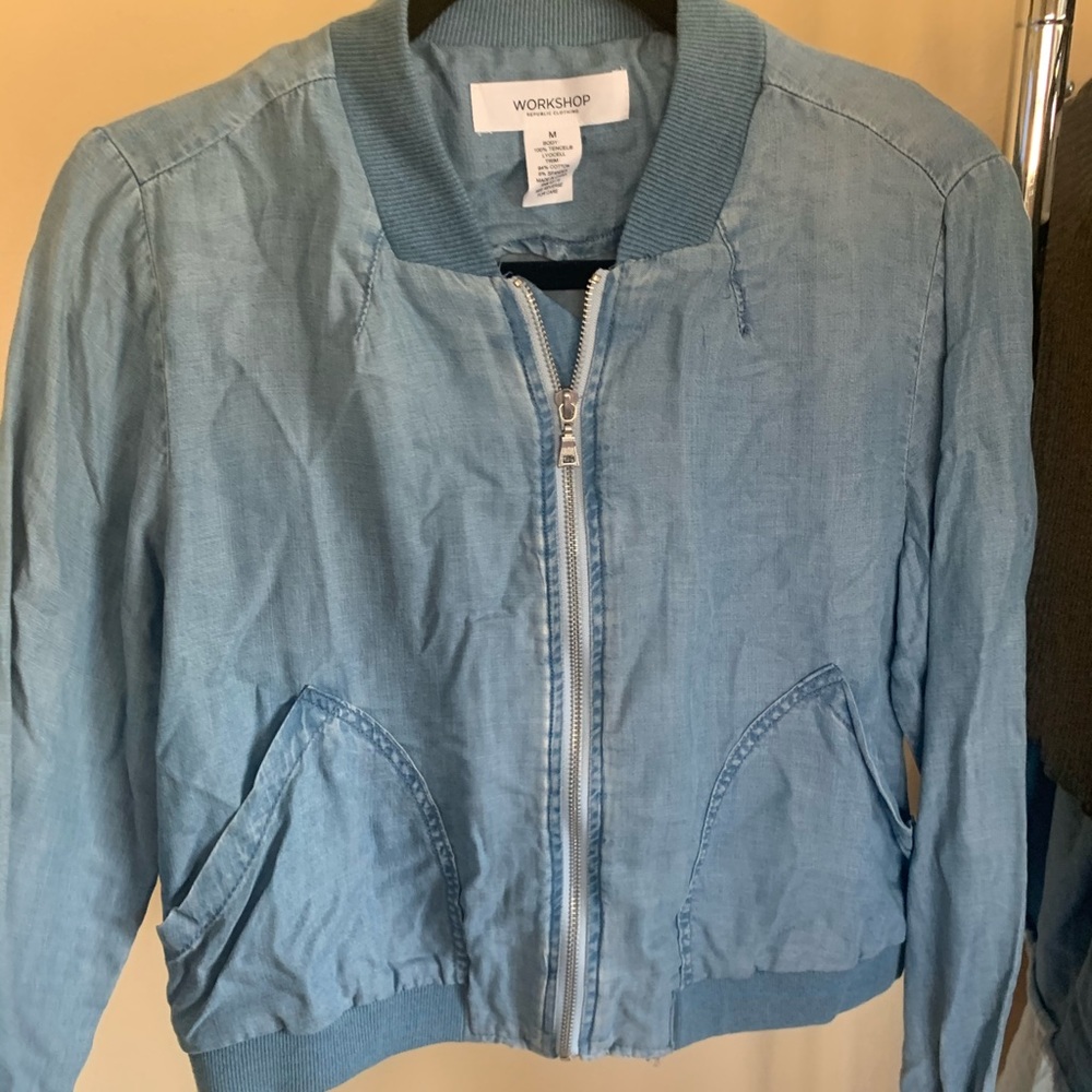 blue jean jacket